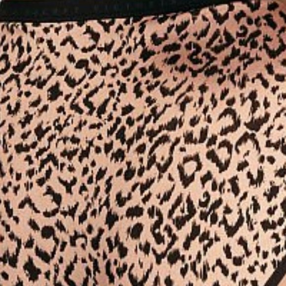VS High-Leg Brief Stretch Cotton Leopard Cheetah Animal Print NWT - Picture 3 of 10